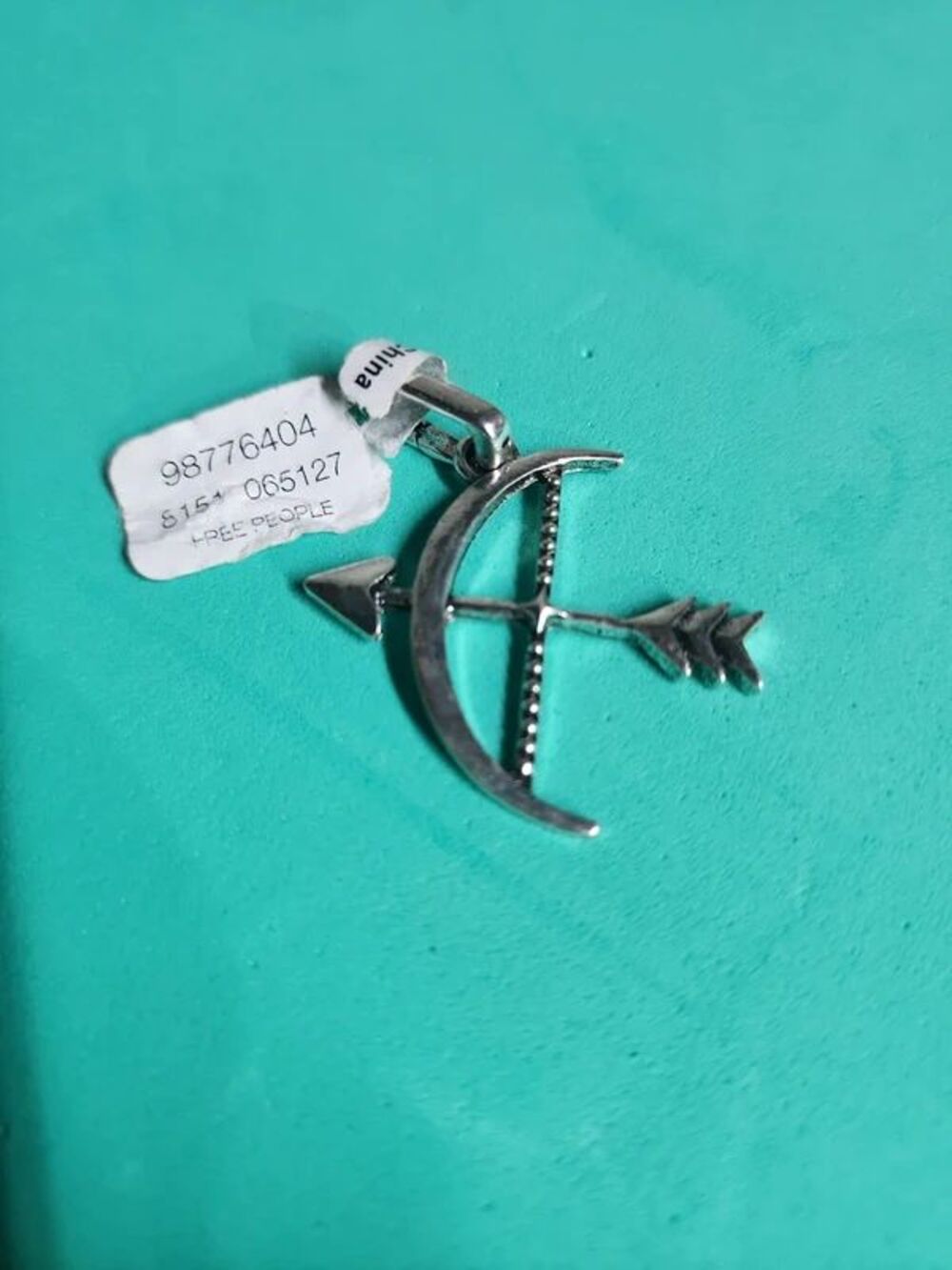 Free People Bow & Arrow key bag charm pendant compound bow 98776404